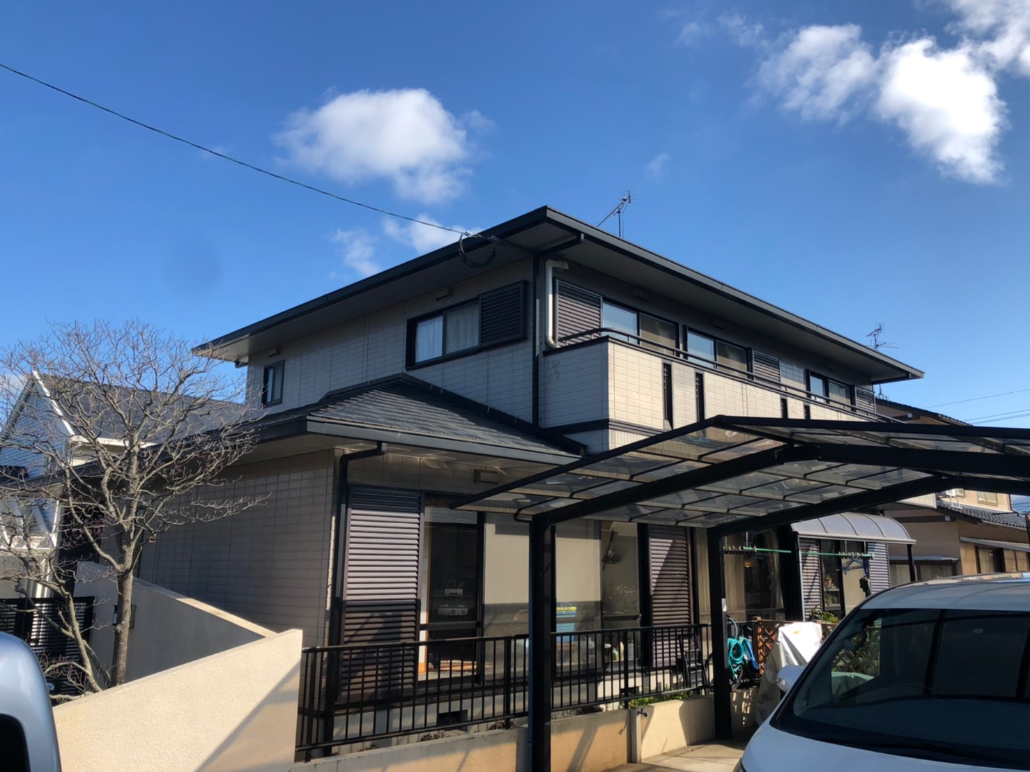 粕屋郡T様邸外装塗装工事